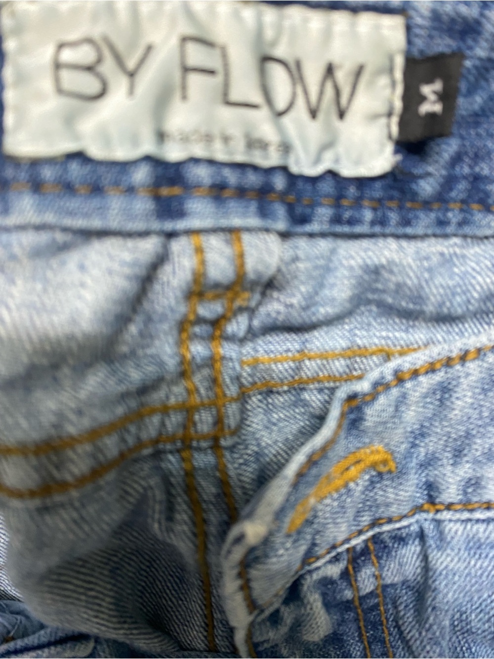 By Flow Korea Amber Jeweled Statement Distressed Ankle Y2K Whimsigoth Jeans Sz M - Picture 4 of 15